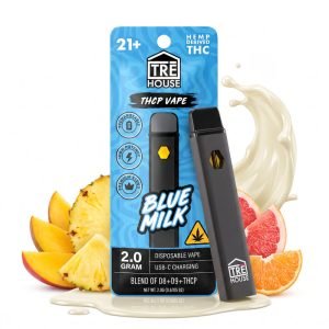 blue milk thcp vape pen
