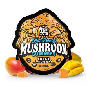 juicy mango extra strength mushroom gummies