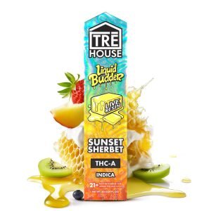 sunset sherbet live resin liquid budder indica thc a vape pen 2g