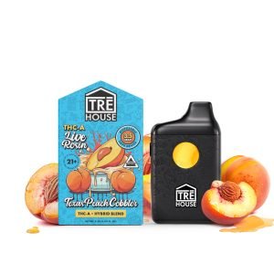 texas peach cobbler live rosin hybrid thc a vape pen 3.5g
